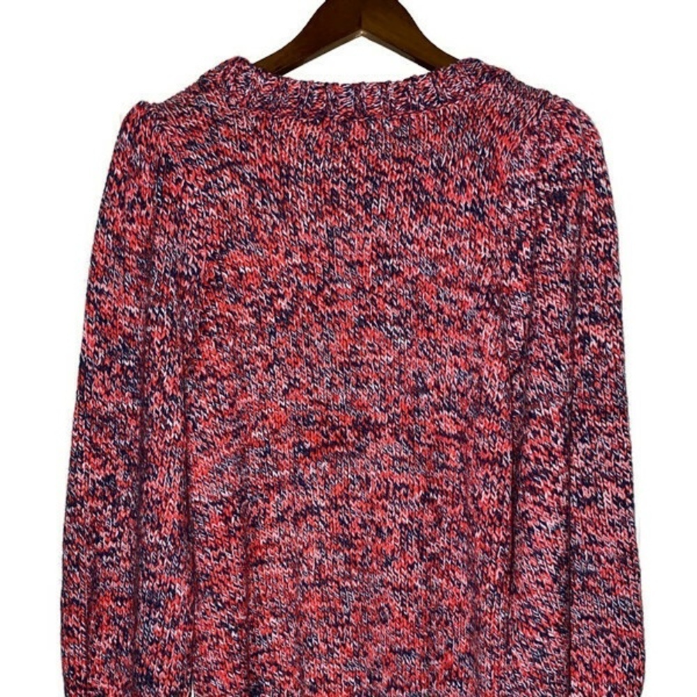 525 America Melange Dolman Sleeve Sweater Chunky Knit Multicolored NEW Women XL - Picture 6 of 9